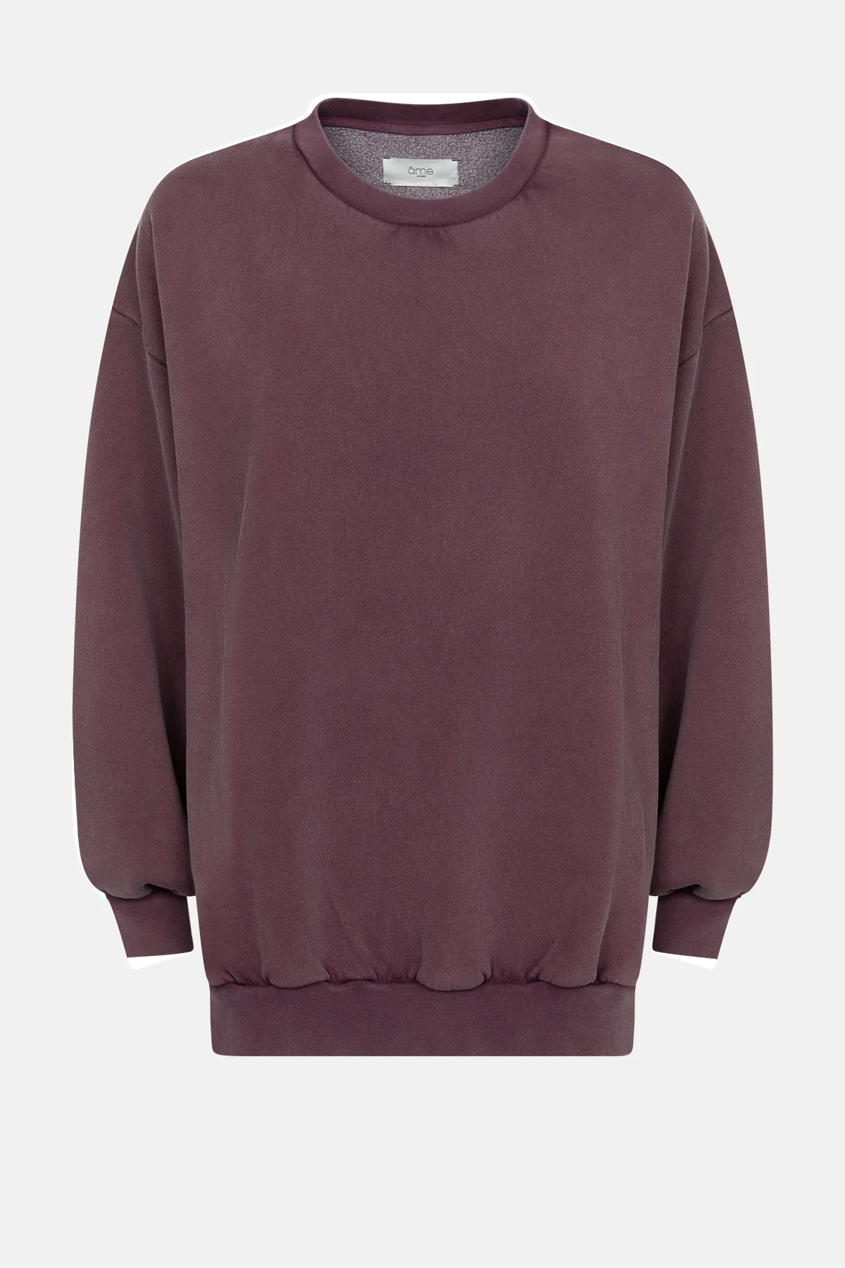 Sweat-shirt oversize Ulla | Prune vintage - Image 1